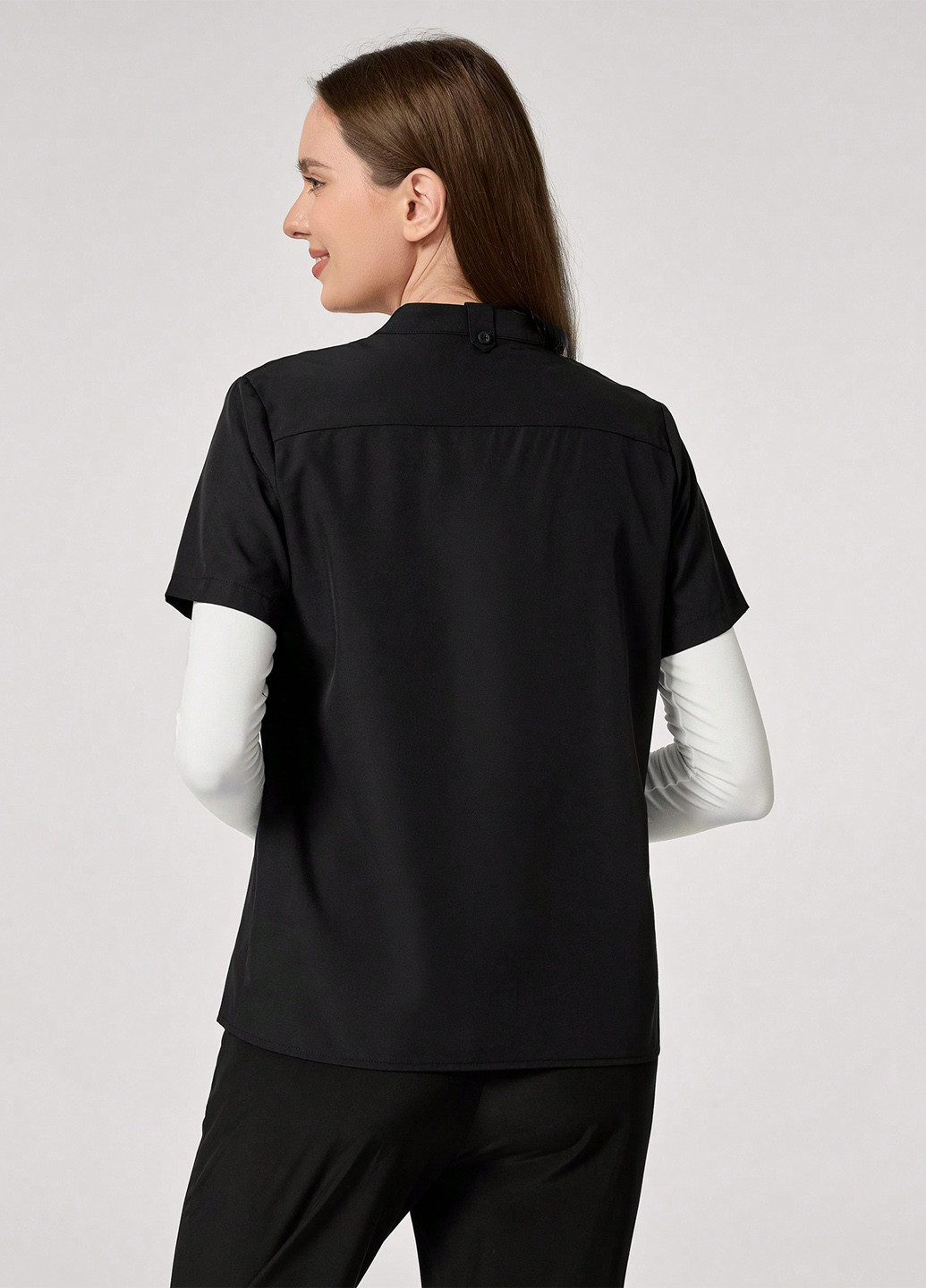 Чёрная блуза SHEIN