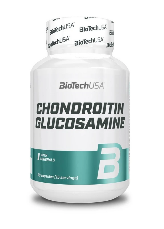 Хондроїтин глюкозамін Chondroitin Glucosamin 60 caps Biotech (254325706)