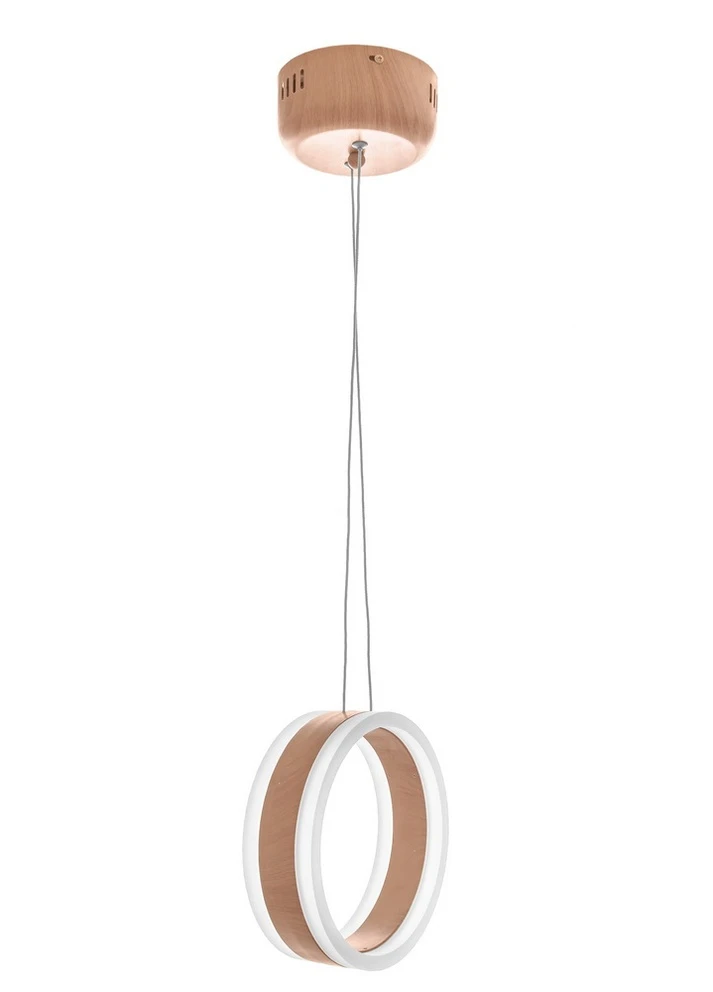 Светильник потолочный подвесной светодиодный для спальни BR-939S/24W LED Wood Brille (253893208)