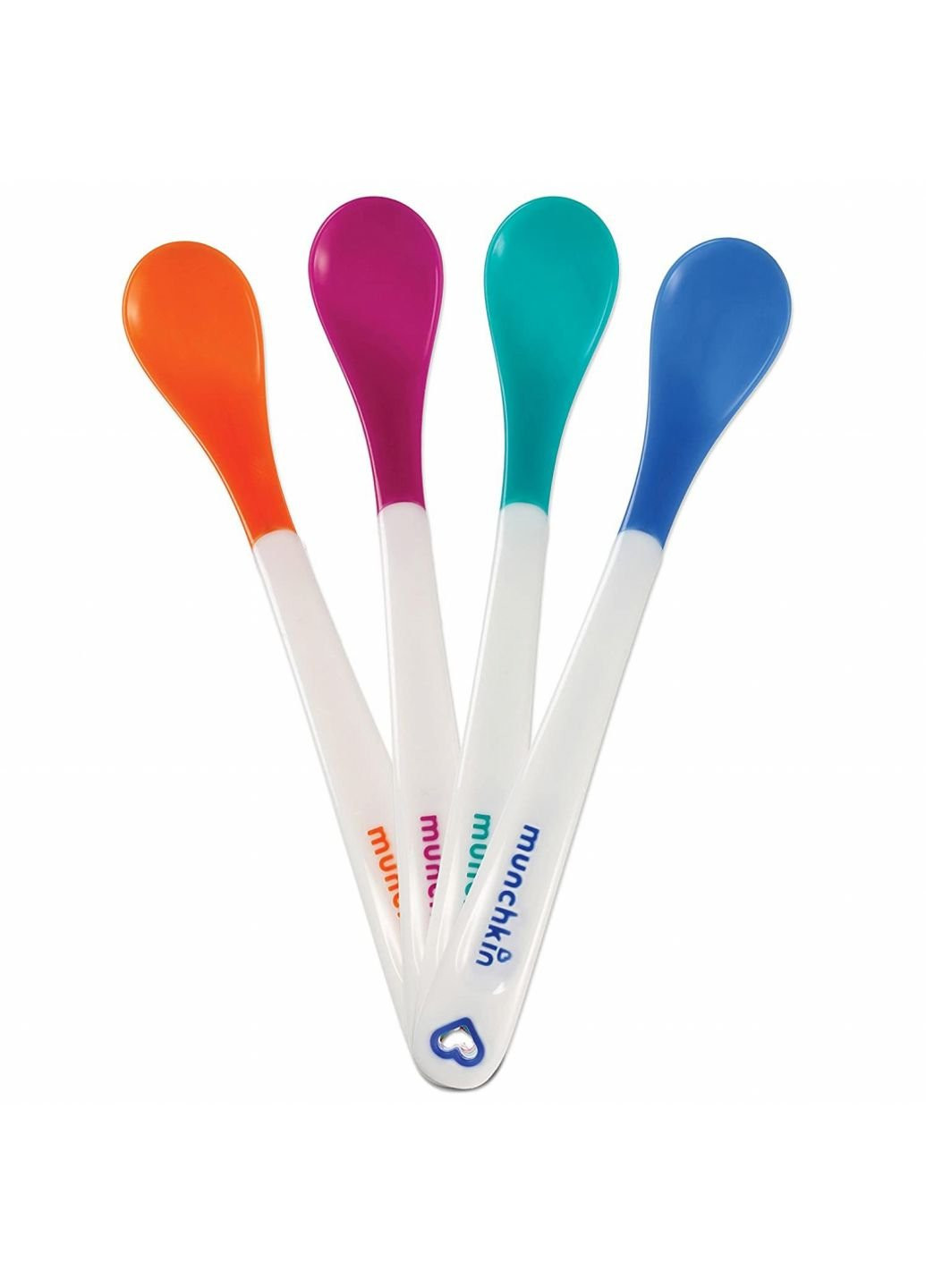 Набор детской посуды White Hot термочувствительных ложек 4 шт Munchkin (252244213)
