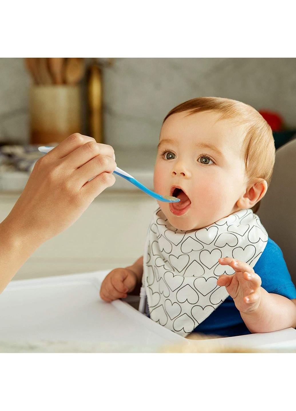 Набор детской посуды White Hot термочувствительных ложек 4 шт Munchkin (252244213)