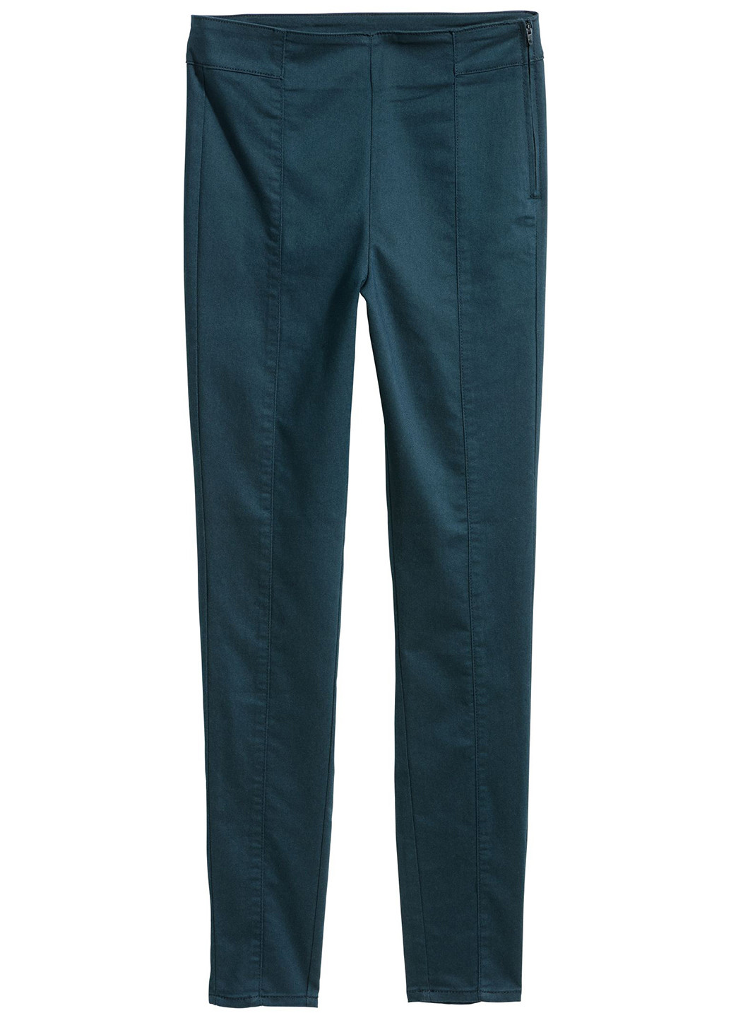 Морской волны кэжуал демисезонные укороченные, зауженные брюки H&M