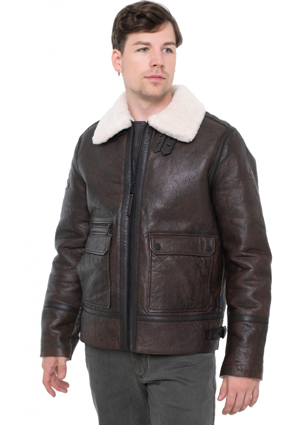 Дублянка Camel Active Leather Blouson (368617687)