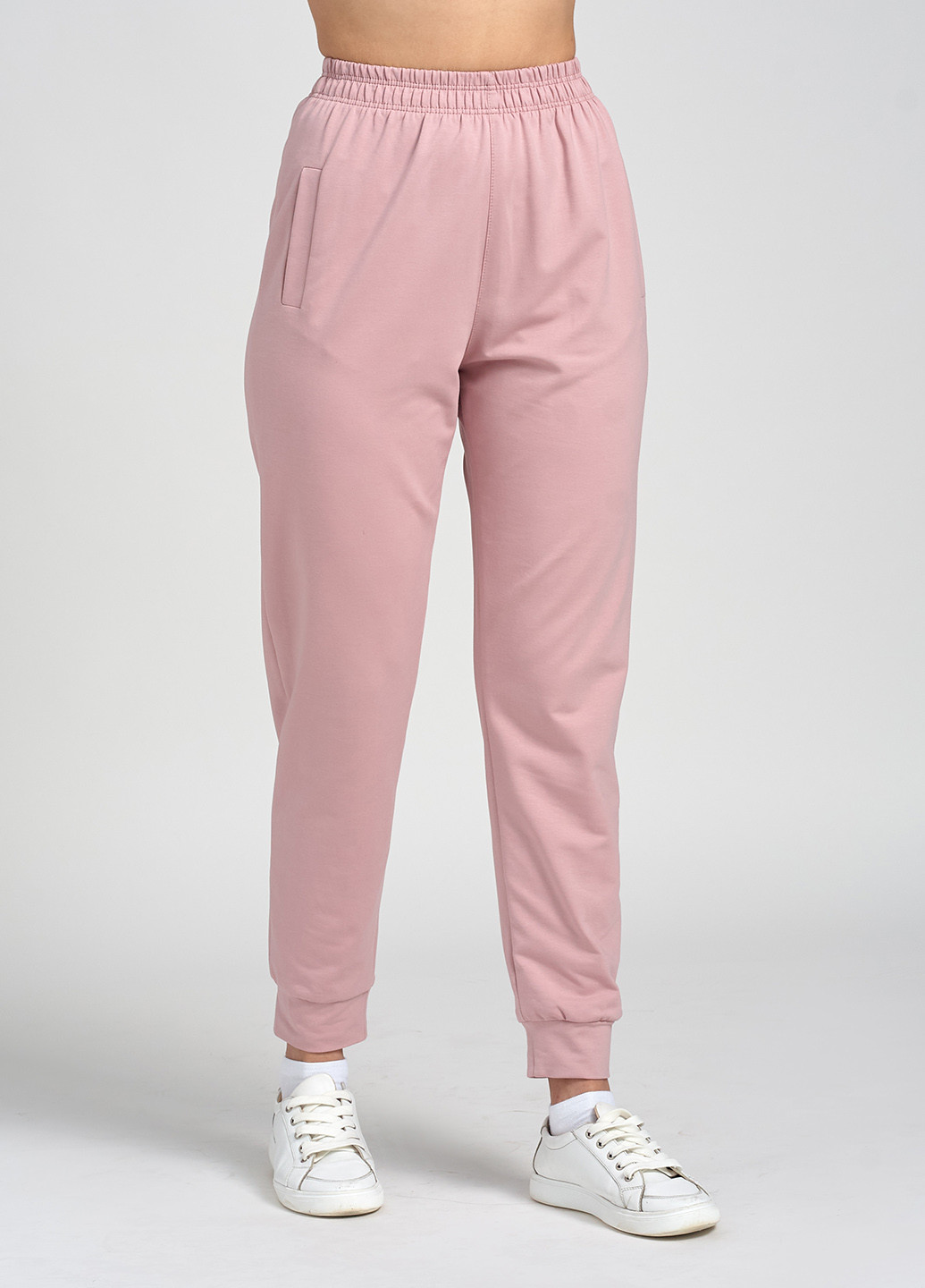 Светло-розовые кэжуал демисезонные джоггеры брюки Ut