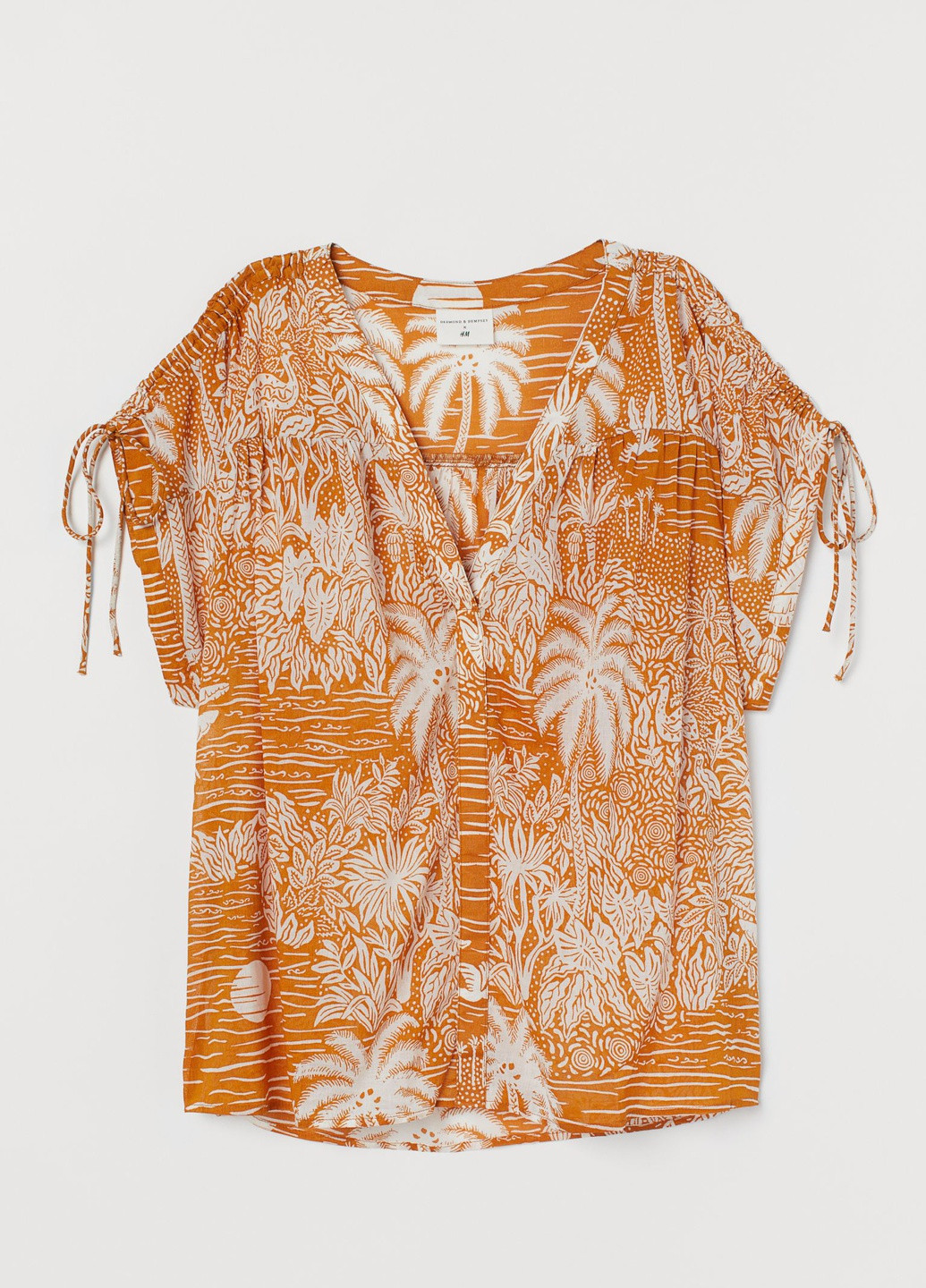 Коричневая блуза H&M