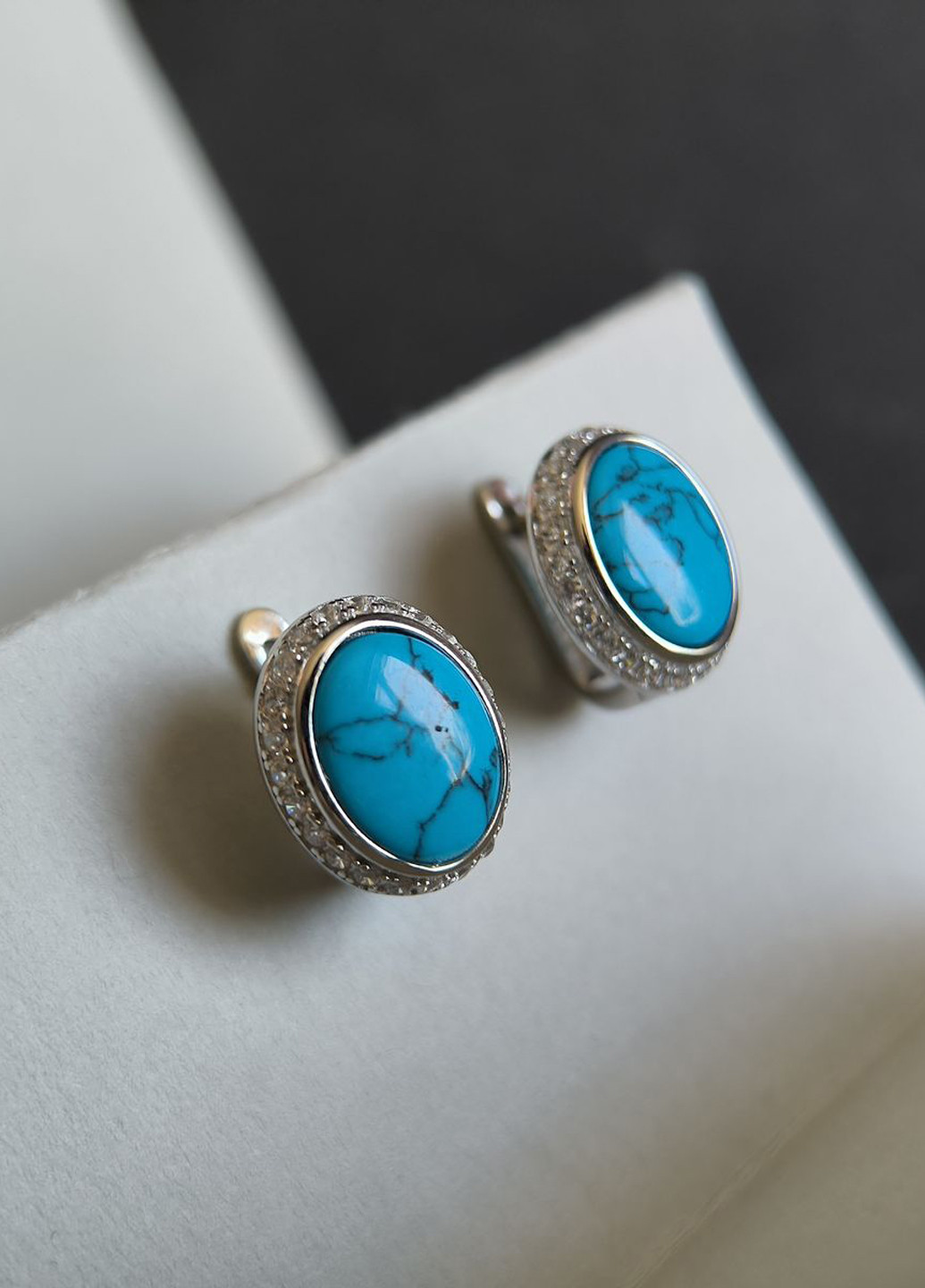 Сережки Silver Flame (350941329)