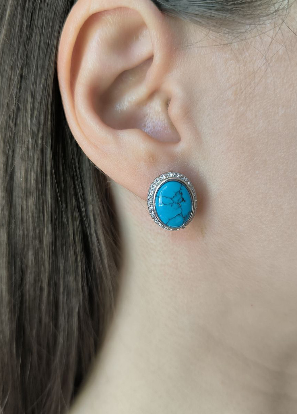 Сережки Silver Flame (350941329)