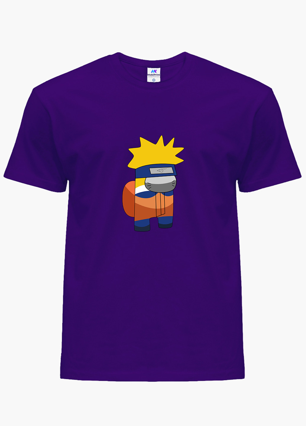 Фіолетова демісезонна футболка дитяча амонг ас наруто (naruto among us) (9224-2424) MobiPrint
