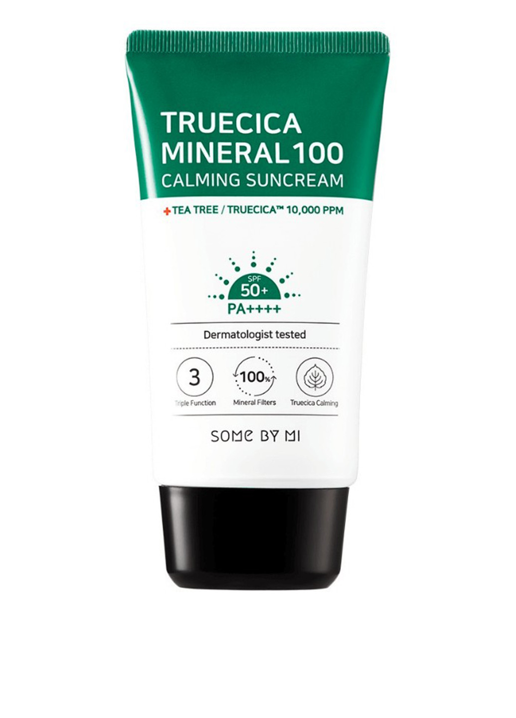 Солнцезащитный крем Truecica Mineral 100 Calming Sunscreen SPF50+ PA++++, 50 мл Some By Mi (184326226)