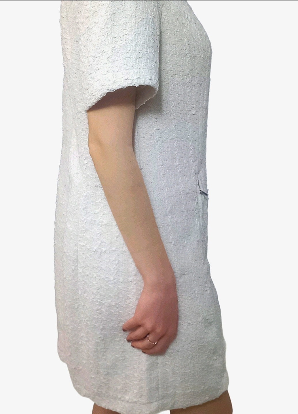 Кремова кежуал сукня сукня-жакет H&M однотонна