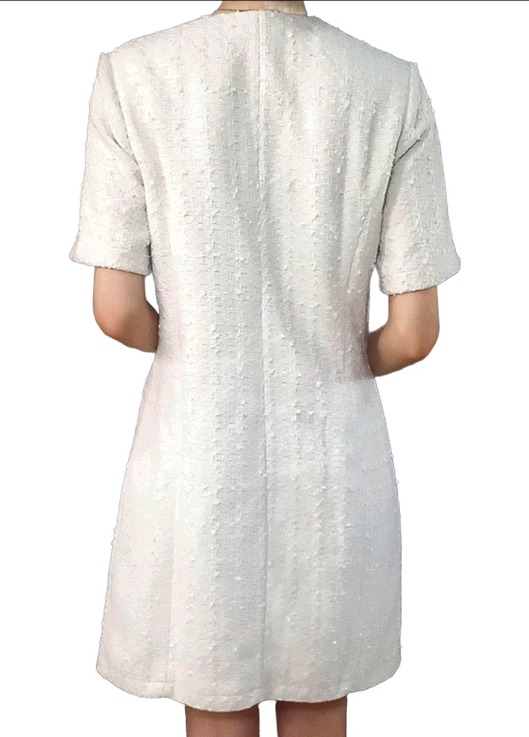 Кремова кежуал сукня сукня-жакет H&M однотонна