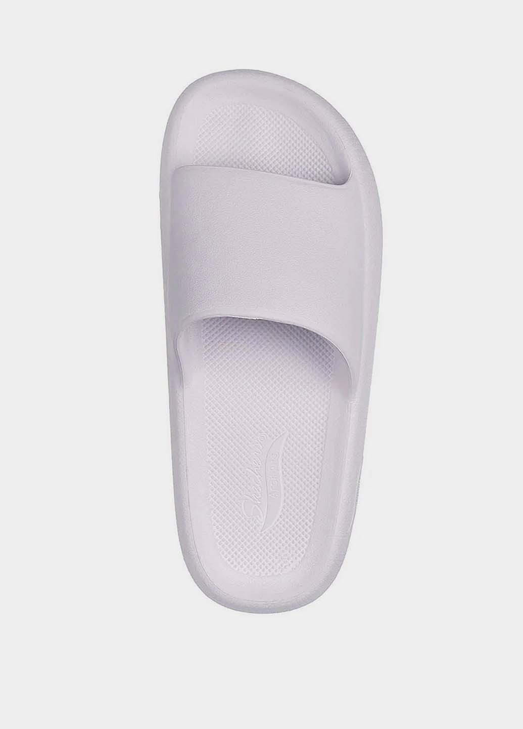 Лавандовые шлепанцы Skechers