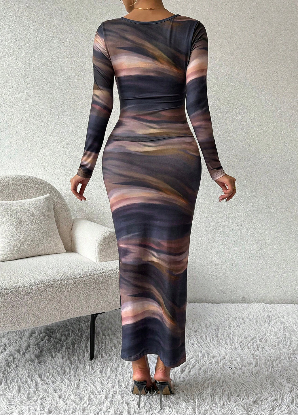Костюм (блуза, юбка) SHEIN (325828180)