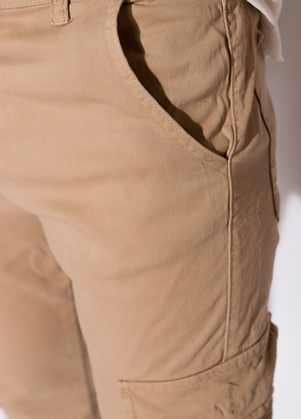 Песочные кэжуал демисезонные карго брюки Time of Style