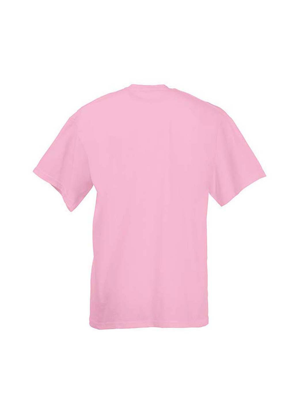 Розовая демисезонная футболка Fruit of the Loom D061033052164