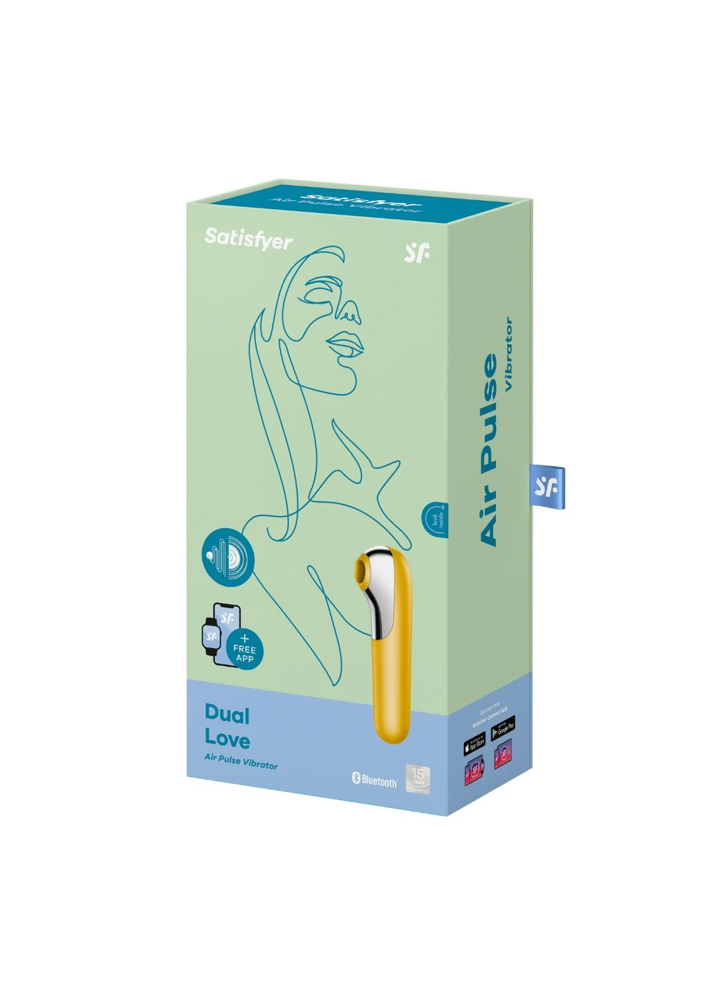 Вакуумний стимулятор та вібратор Dual Love Satisfyer (253916490)