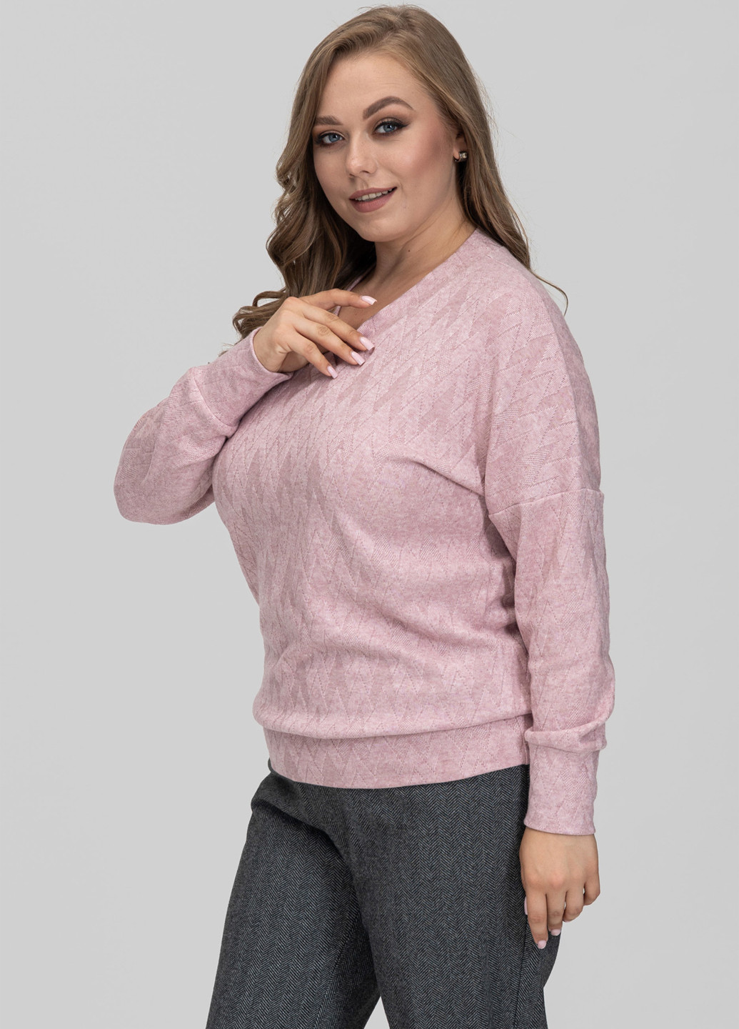 Пудровий демісезонний пуловер пуловер A'll Posa