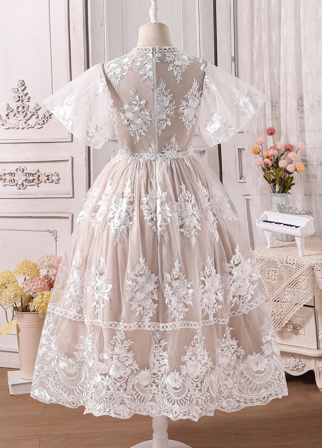 Бежева сукня SHEIN (365782597)