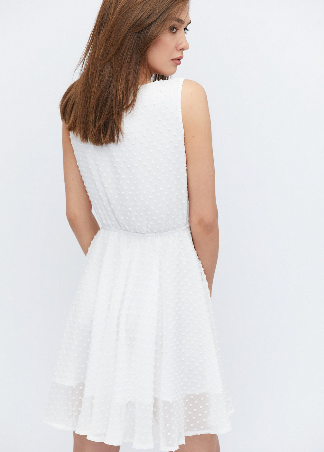Білий кежуал сукня Carica однотонна