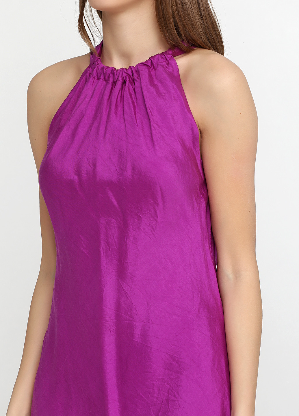 Фуксинова (кольору Фукія) кежуал сукня Ralph Lauren однотонна