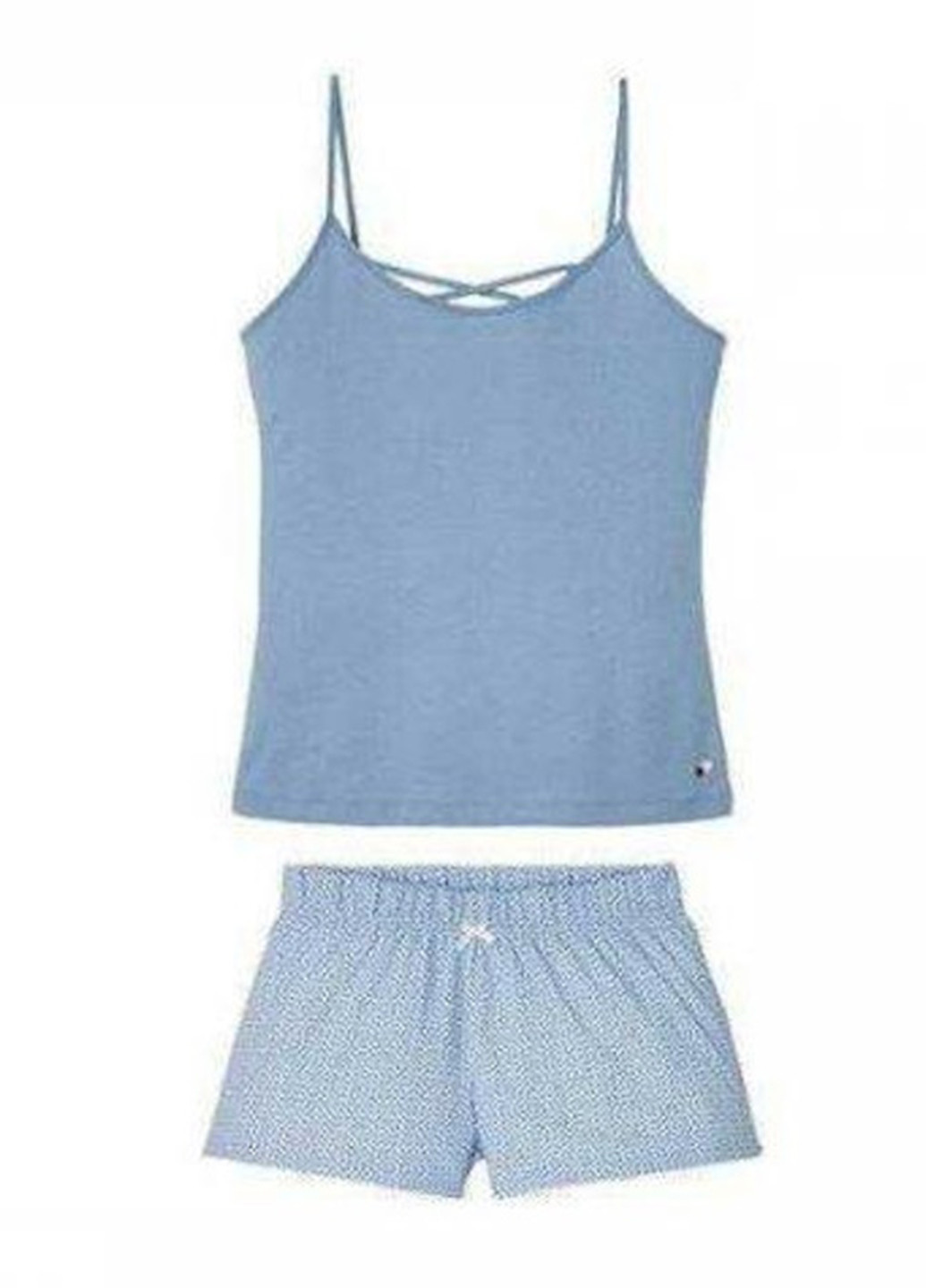 Блакитна всесезон піжама (майка, шорти) майка + шорти Esmara