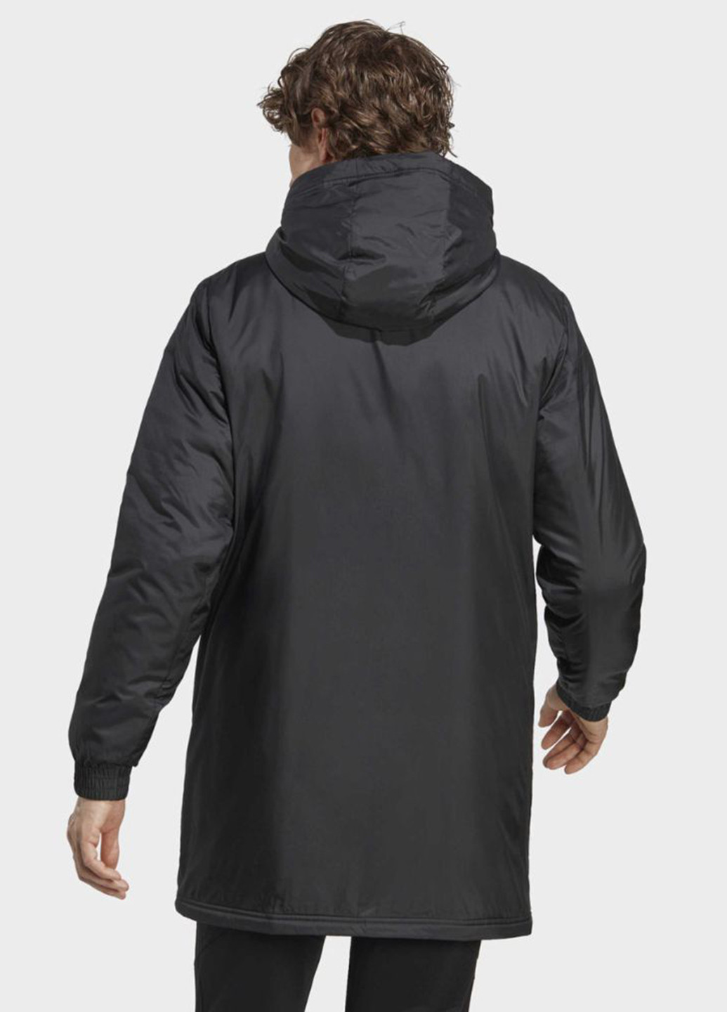 Чорна демісезонна куртка ib6076 adidas Ent22 Stadjk