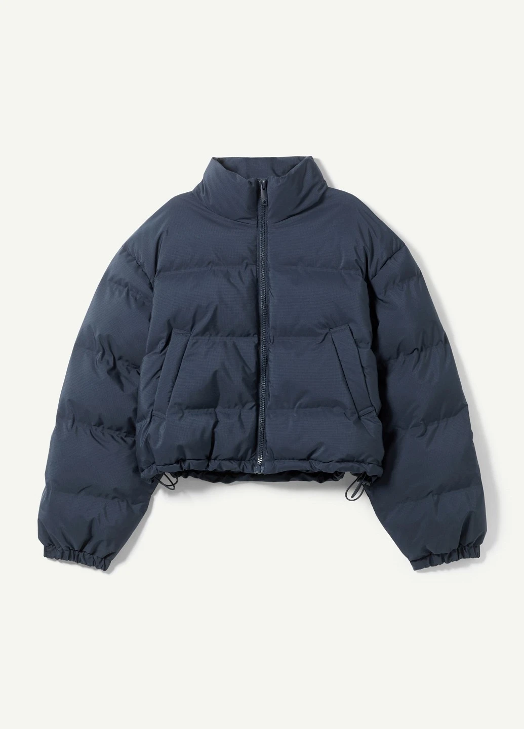 Темно-синяя зимняя куртка H&M