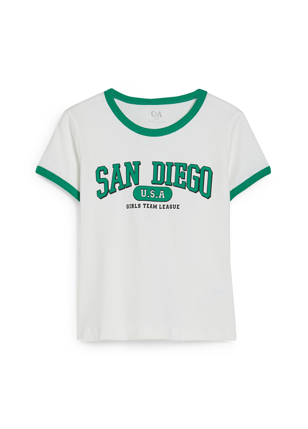 Белая летняя футболка C&A