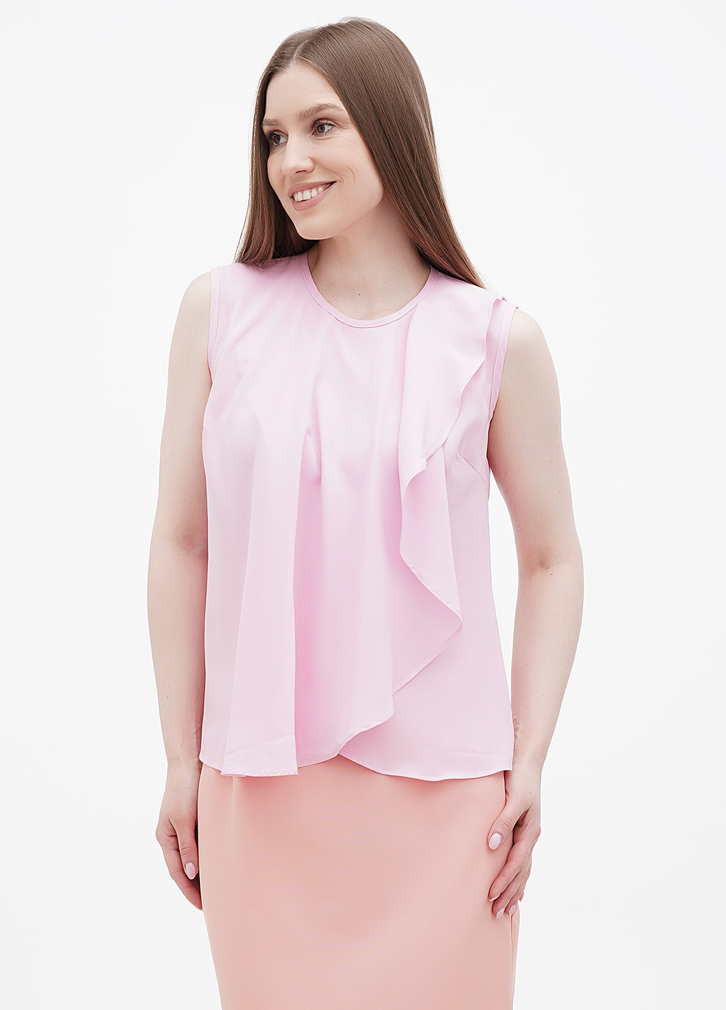Світло-рожева блузка на запах Rebecca Tatti