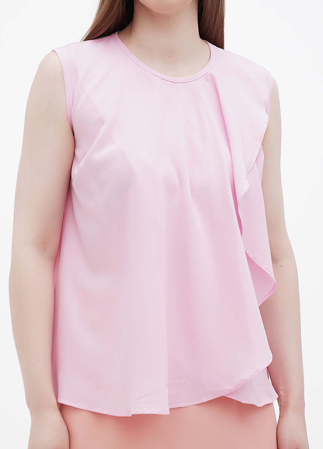 Светло-розовая летняя блуза на запах Rebecca Tatti