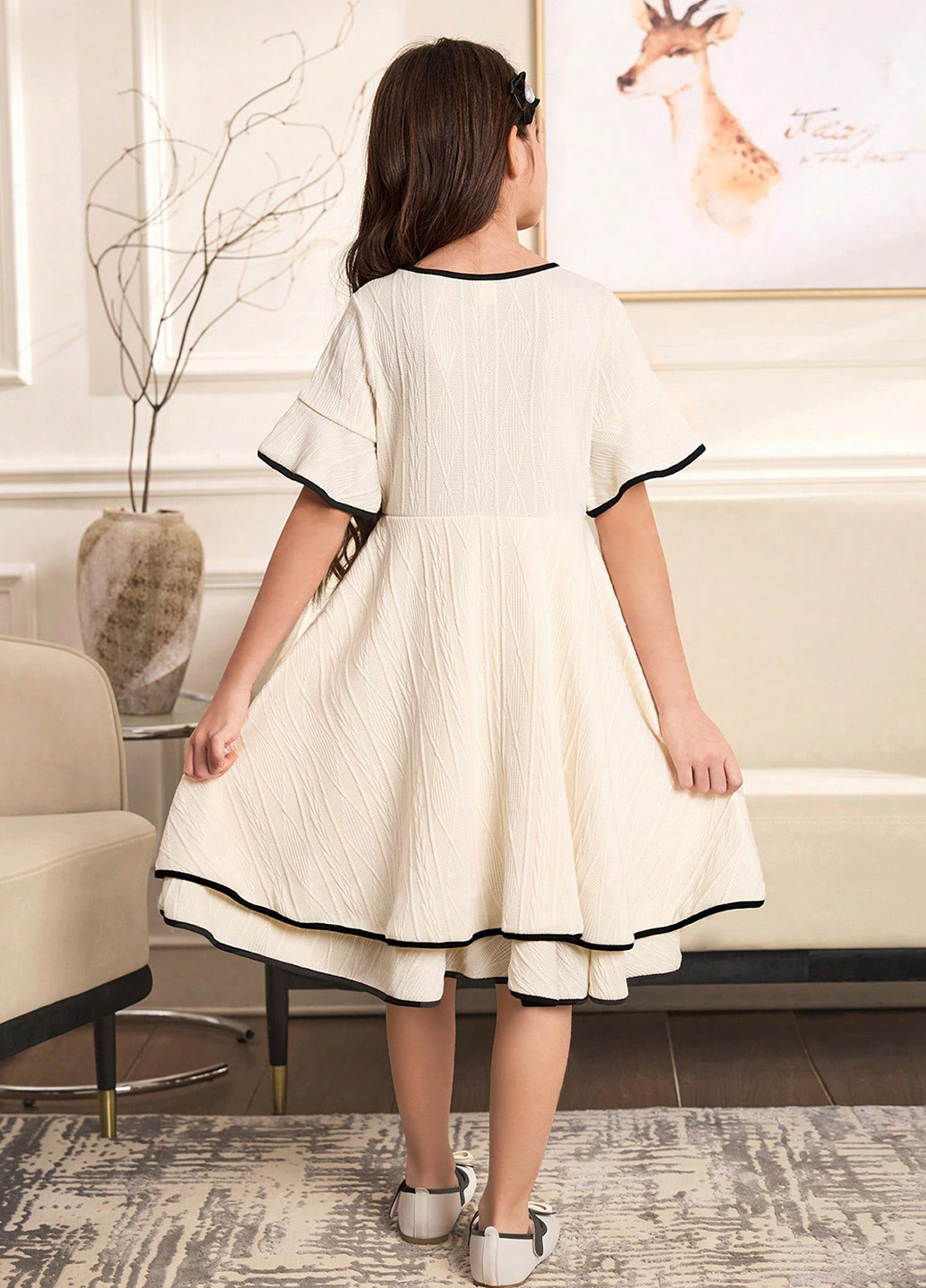 Бежевое платье SHEIN (366747659)