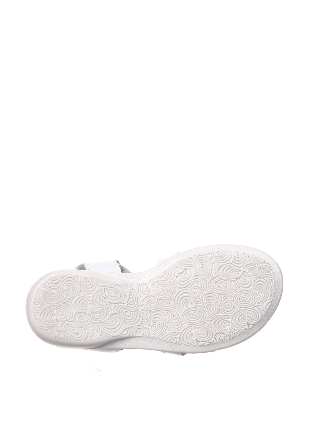 Белые кэжуал сандалии Les Petits на липучке