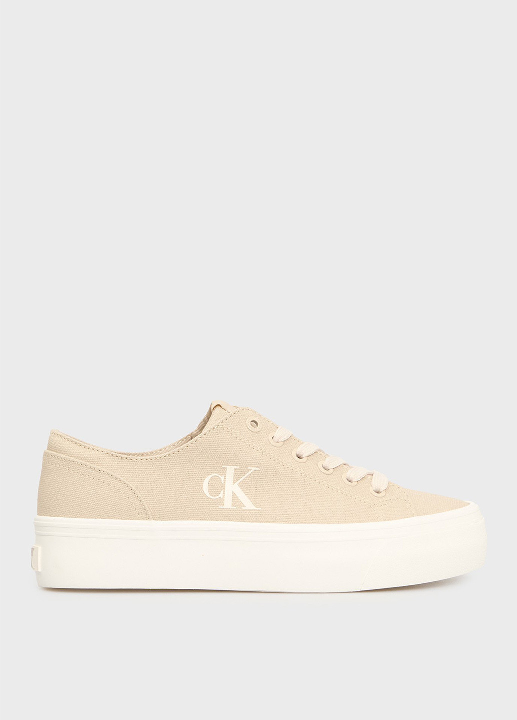 Бежевые кеды Calvin Klein Jeans