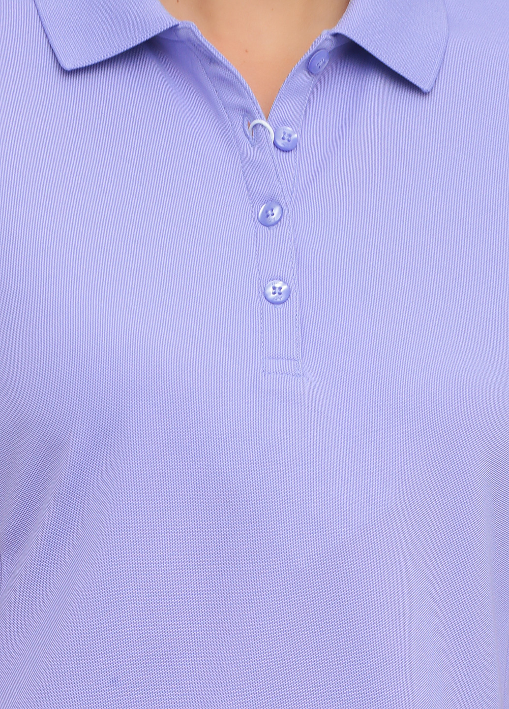Светло-фиолетовая женская футболка-поло Greg Norman однотонная
