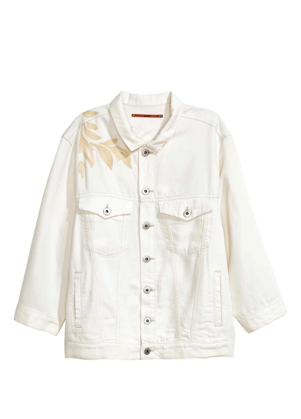 Молочна демісезонна куртка H&M