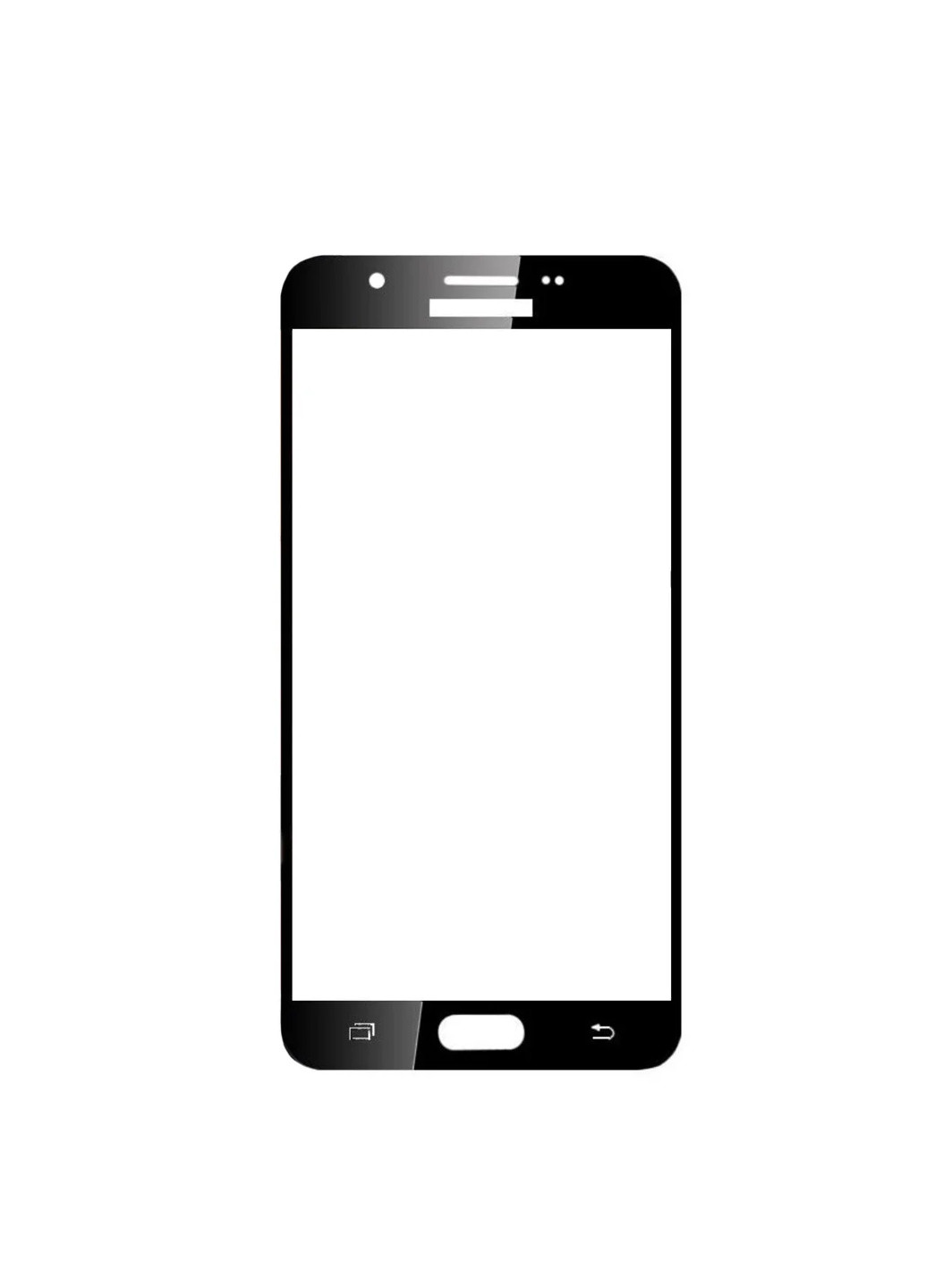 Защитное стекло с полной проклейкой для Samsung J720 (black) CAA (242228850)