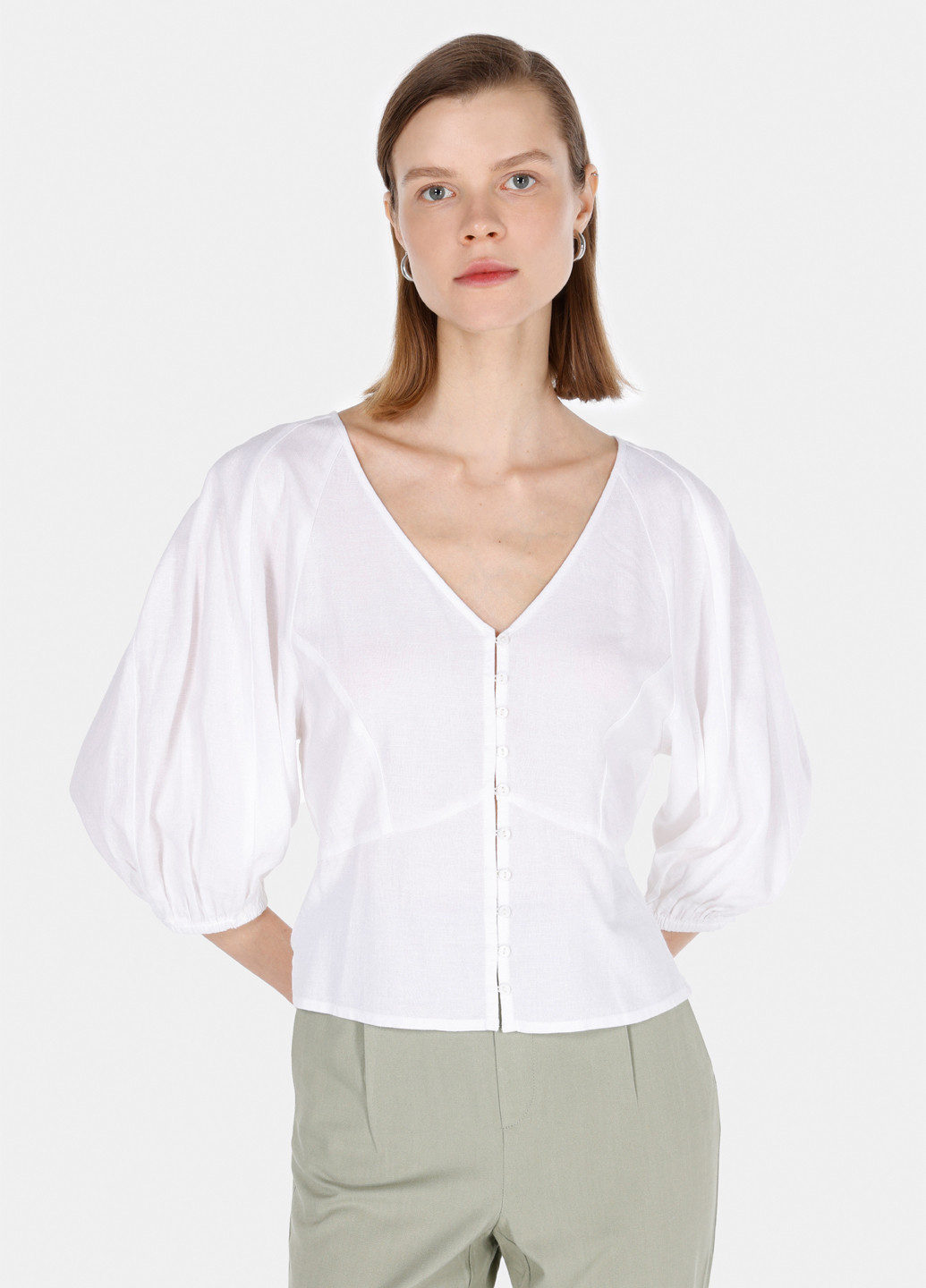 Белая блуза Colin's