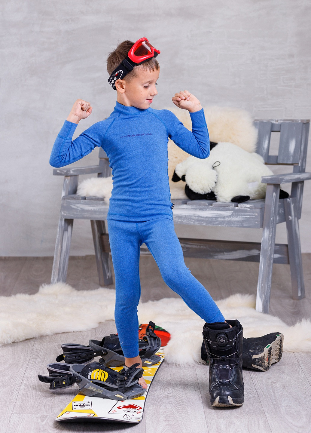 Комплект детского спортивного термобелья с балаклавой Snowman Rough Radical (247357161)