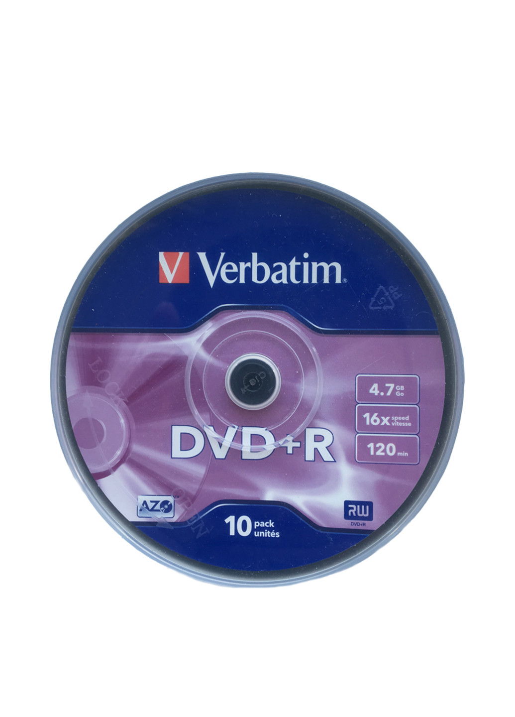 Диск DVD-R 4.7 Gb 16x (10 шт.) Verbatim (128218857)