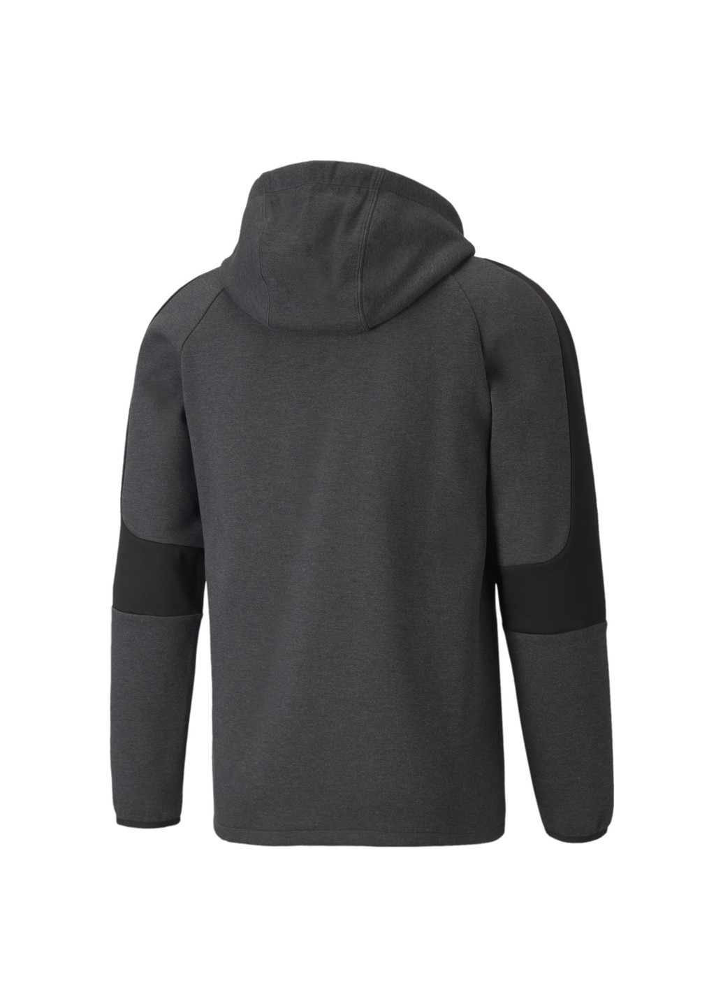 Сіра демісезонна толстовка evostripe full-zip men’s hoodie Puma