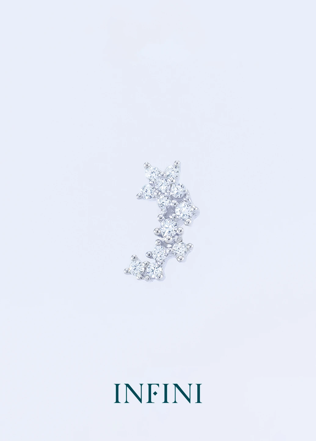 Пирсинг серебряный Infini (245692005)