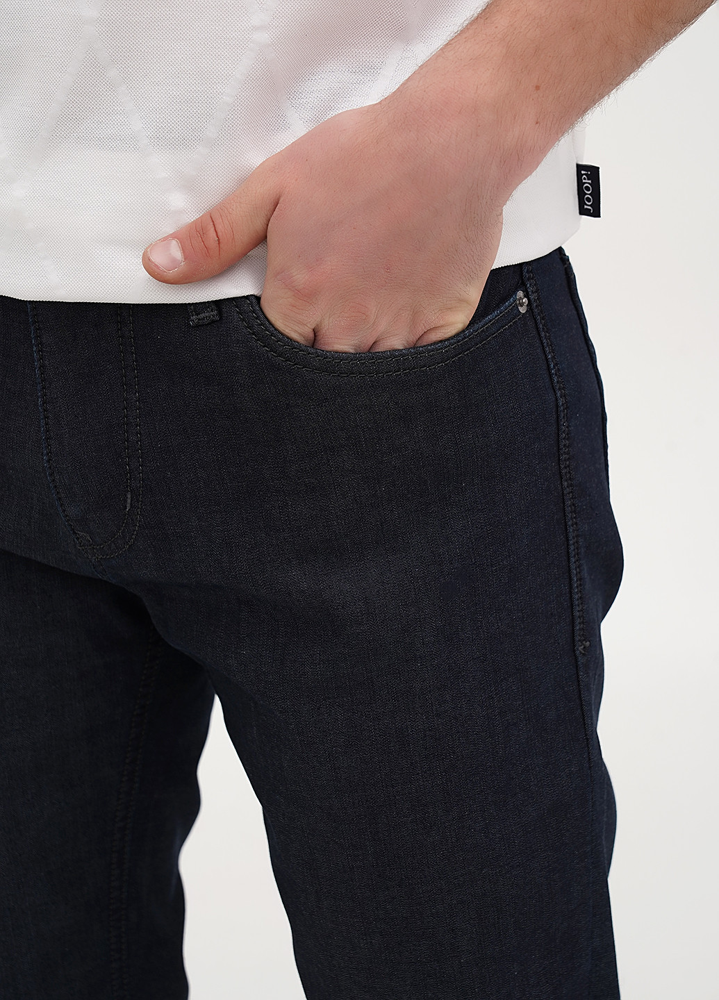 Синие зимние регюлар фит джинсы Giorgio Armani