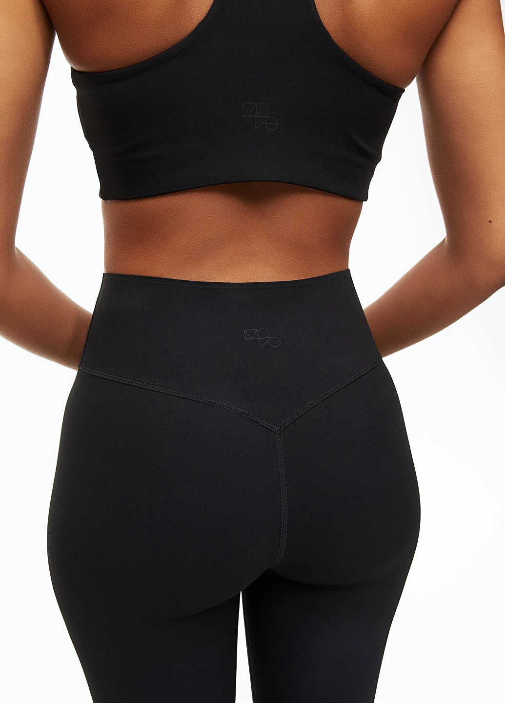 Черные демисезонные леггинсы H&M