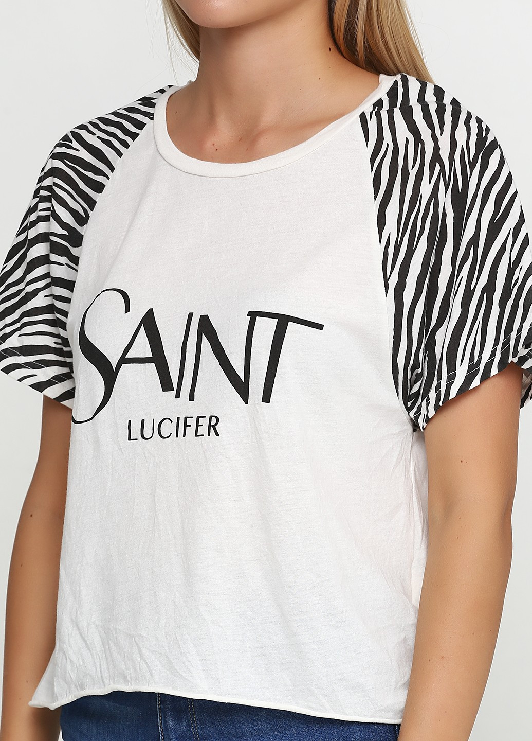 Молочна літня футболка Saints & Mortals