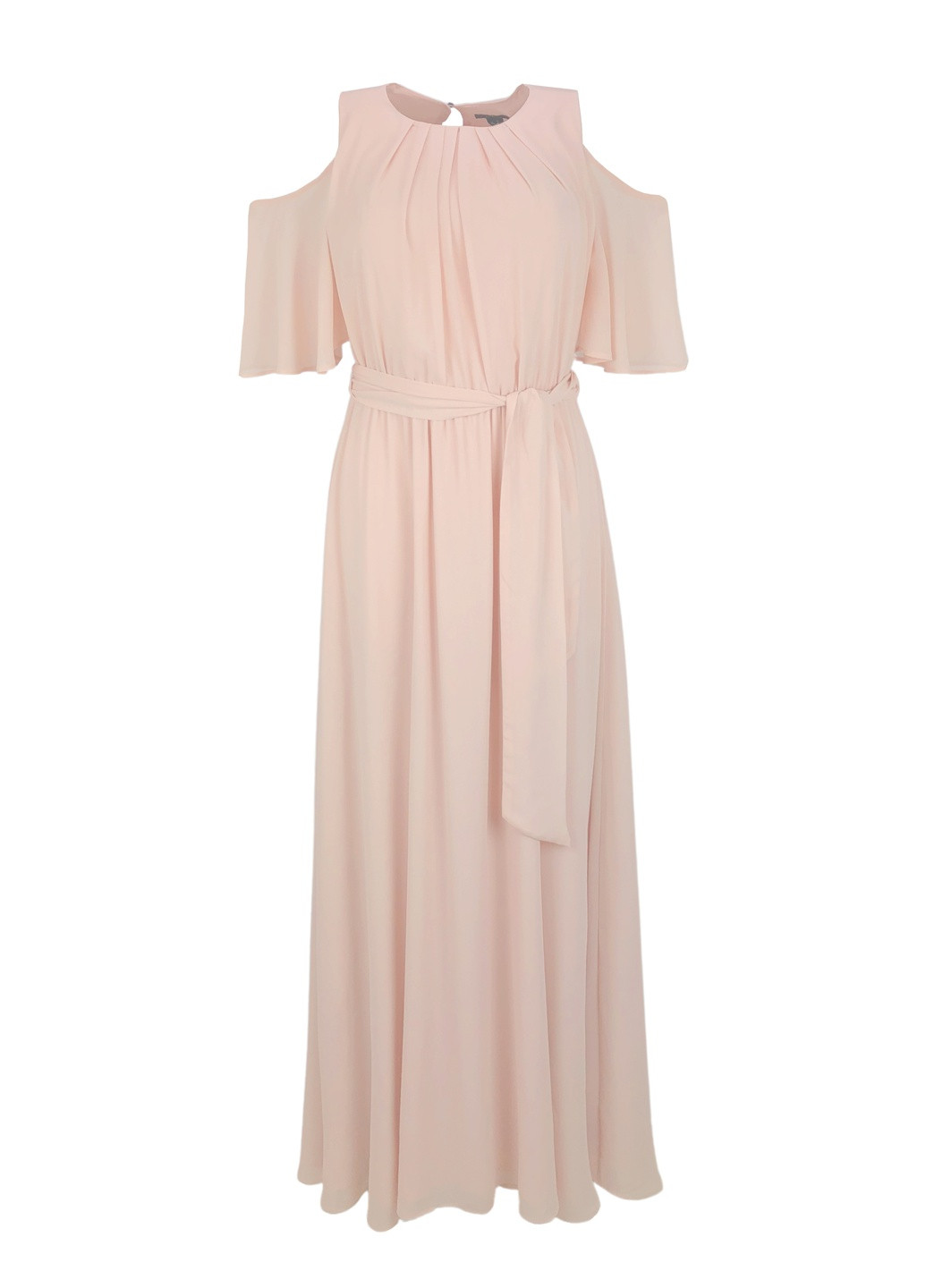 Рожева вечірня сукня з спідницею-сонце, з відкритими плечима, з пишною спідницею Tom Tailor однотонна