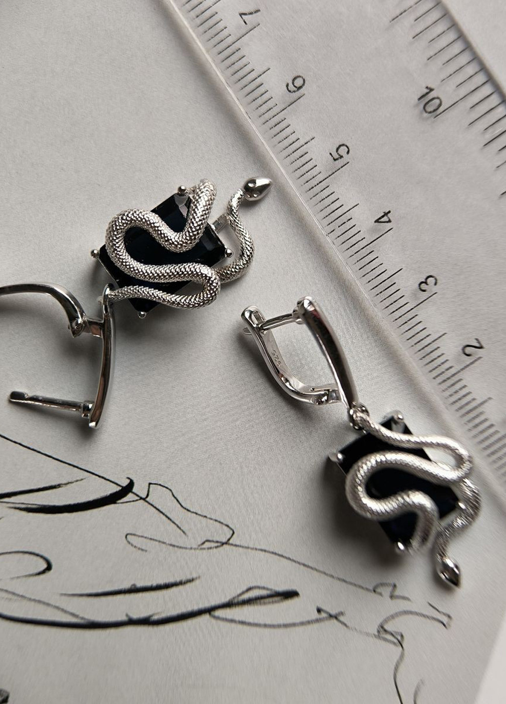 Серьги Silver Flame (330000022)