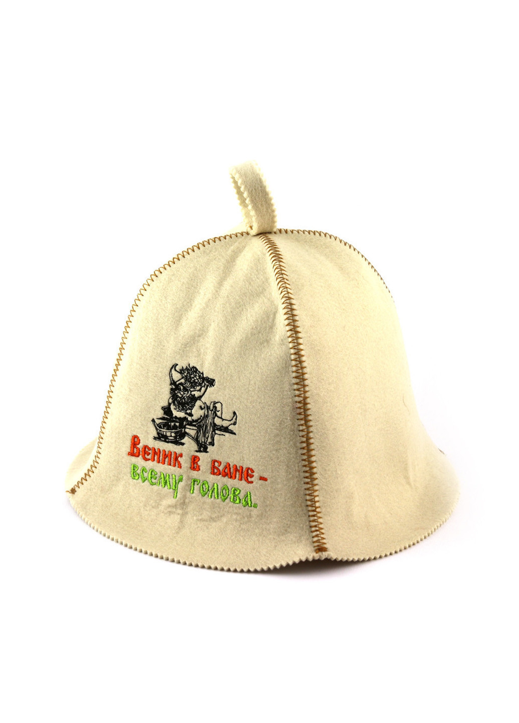Шапка для сауни "Віник в лазні всьому голова" Luxyart (206021474)