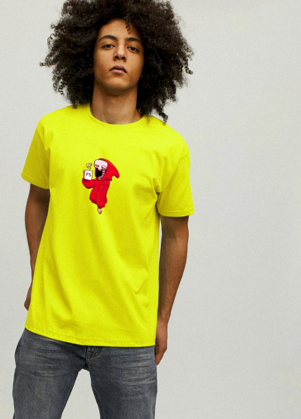 Желтая футболка мужская YAPPI