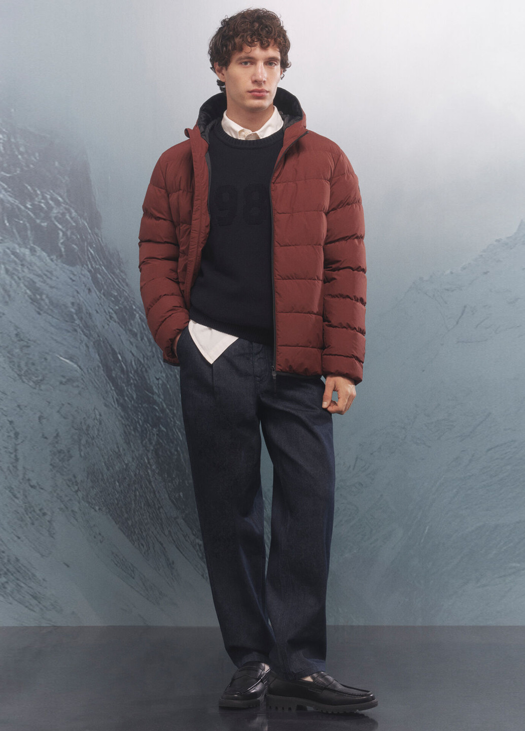 Червона зимня куртка Springfield