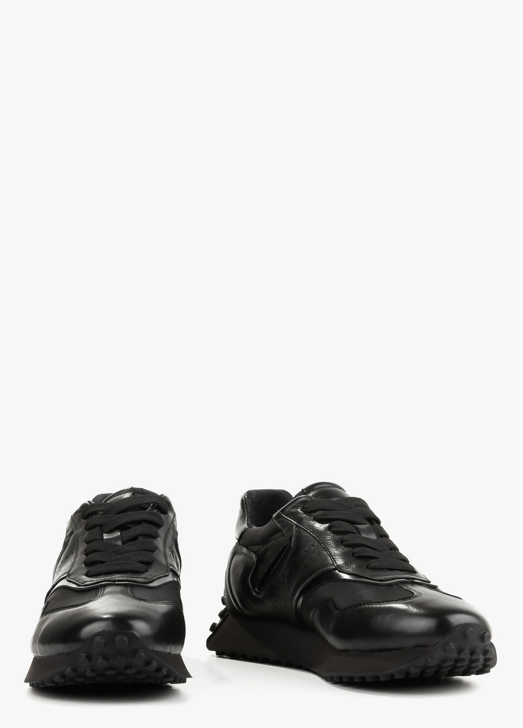 Черные демисезонные кроссовки Le'BERDES